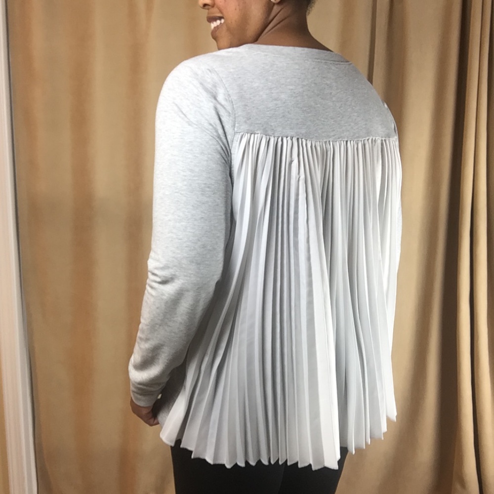 Lane Bryant Livi Active Pleated Back Sweatshirt
